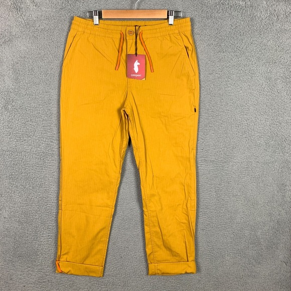 Cotopaxi Salto Pants Mens Medium M Amber Ripstop Slim Fit Hiking Travel NWT $80 - Picture 1 of 14